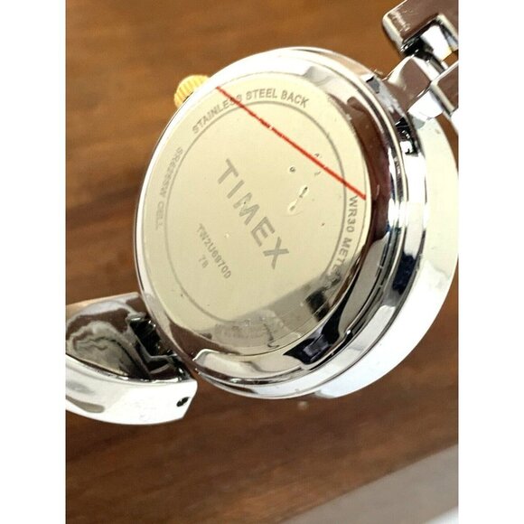 Timex Women's Watch TW2U69700 Quartz Silver Dial Two Tone Stainless Stee… - Picture 6 of 13